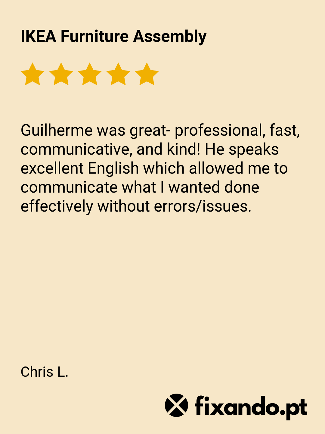 Fixando client review 4